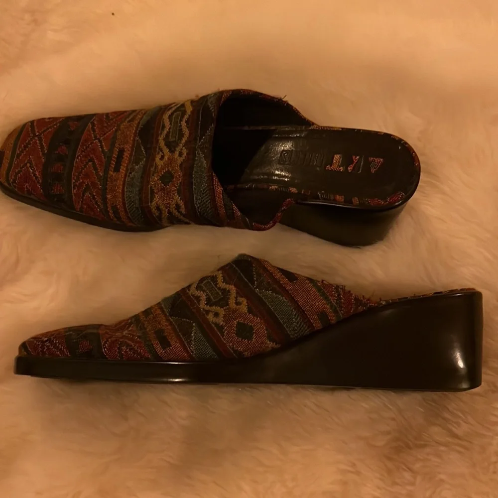 Colorful Patterned Mules - Picture 7 of 9